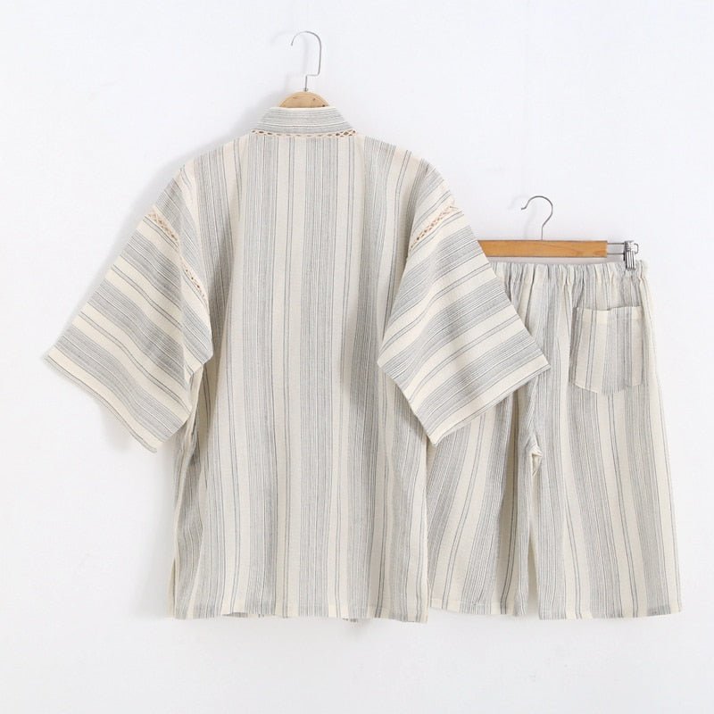 Costume Kimono japonais pour femmes, pyjama en crê... – Grandado