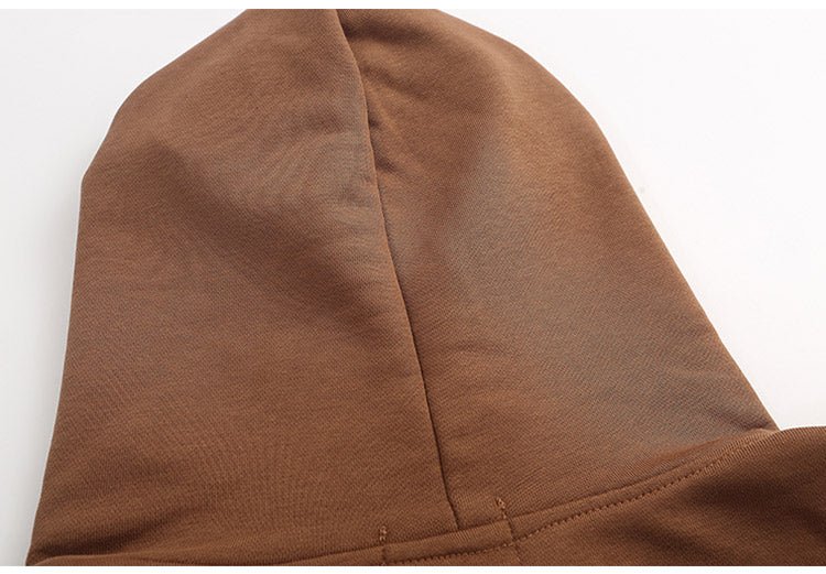 Sweat Zip Marron