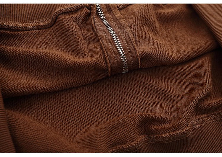 Sweat Zip Marron