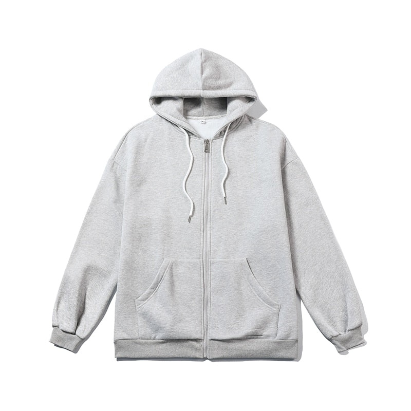 Sweat Zippé Gris