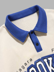 Sweatshirt Vintage Bleu
