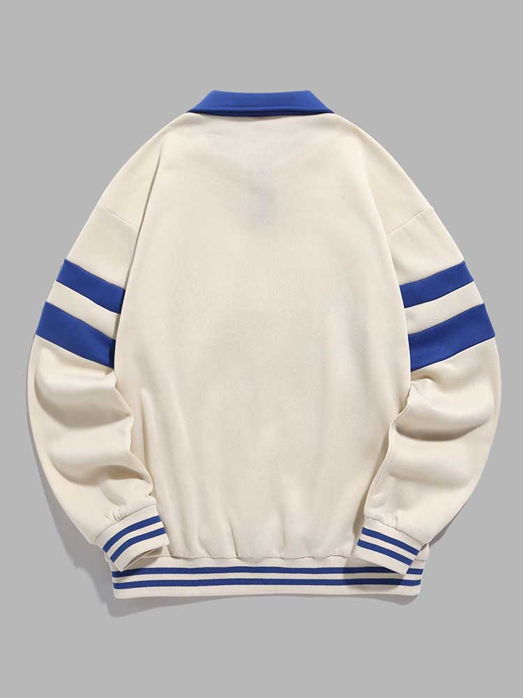 Sweatshirt Vintage Bleu