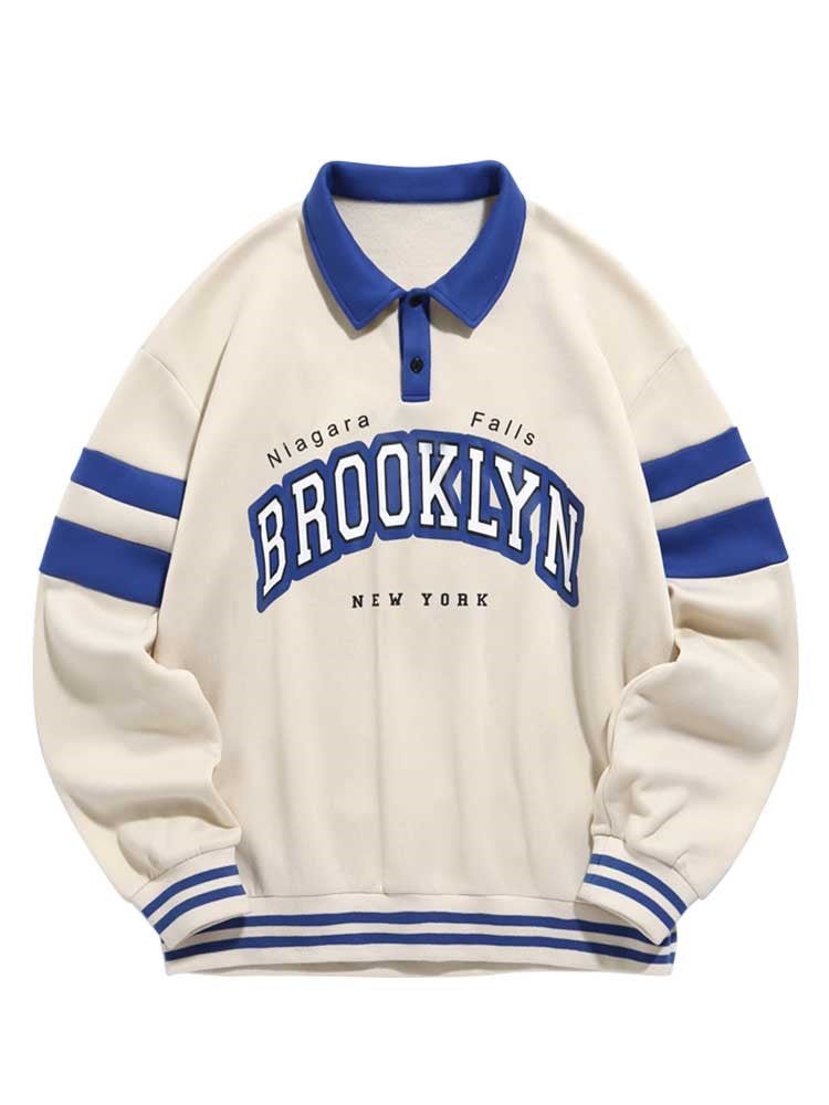 Sweatshirt Vintage Bleu