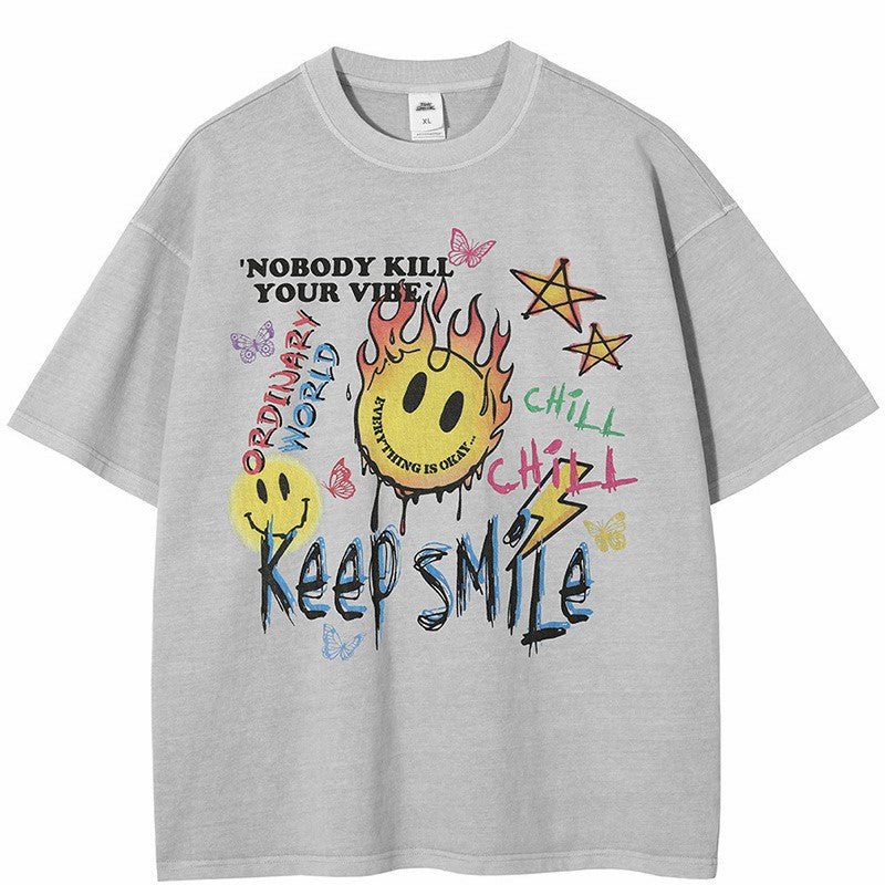MARKET x SMILEY® t-shirt à Imprimé Brickhouse | Blanc