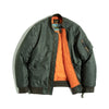 Veste Bomber OXBOW STOPOVER Hiver 2025 - Canvas Coton Laminé, Col Velours, Poches Zippées - 3